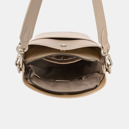 David Jones PU Leather Shoulder Bag.