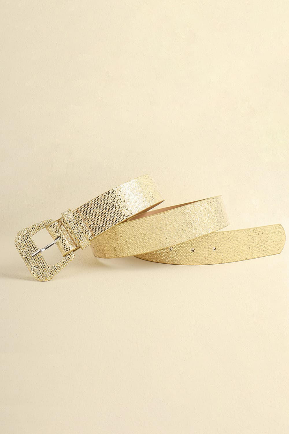 Glitter PU Leather Belt.