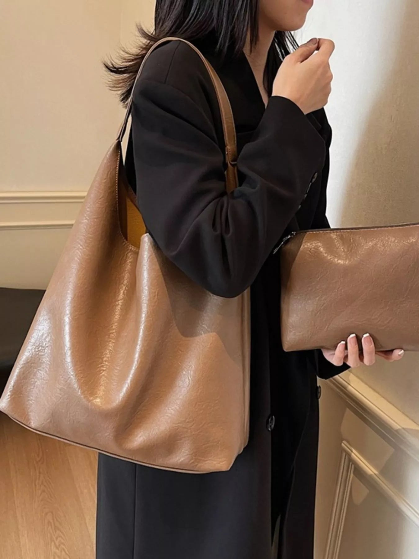 PU Leather Tote Bag Simply Love