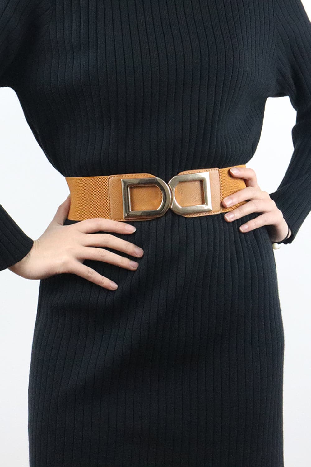 Double D Buckle PU Belt.