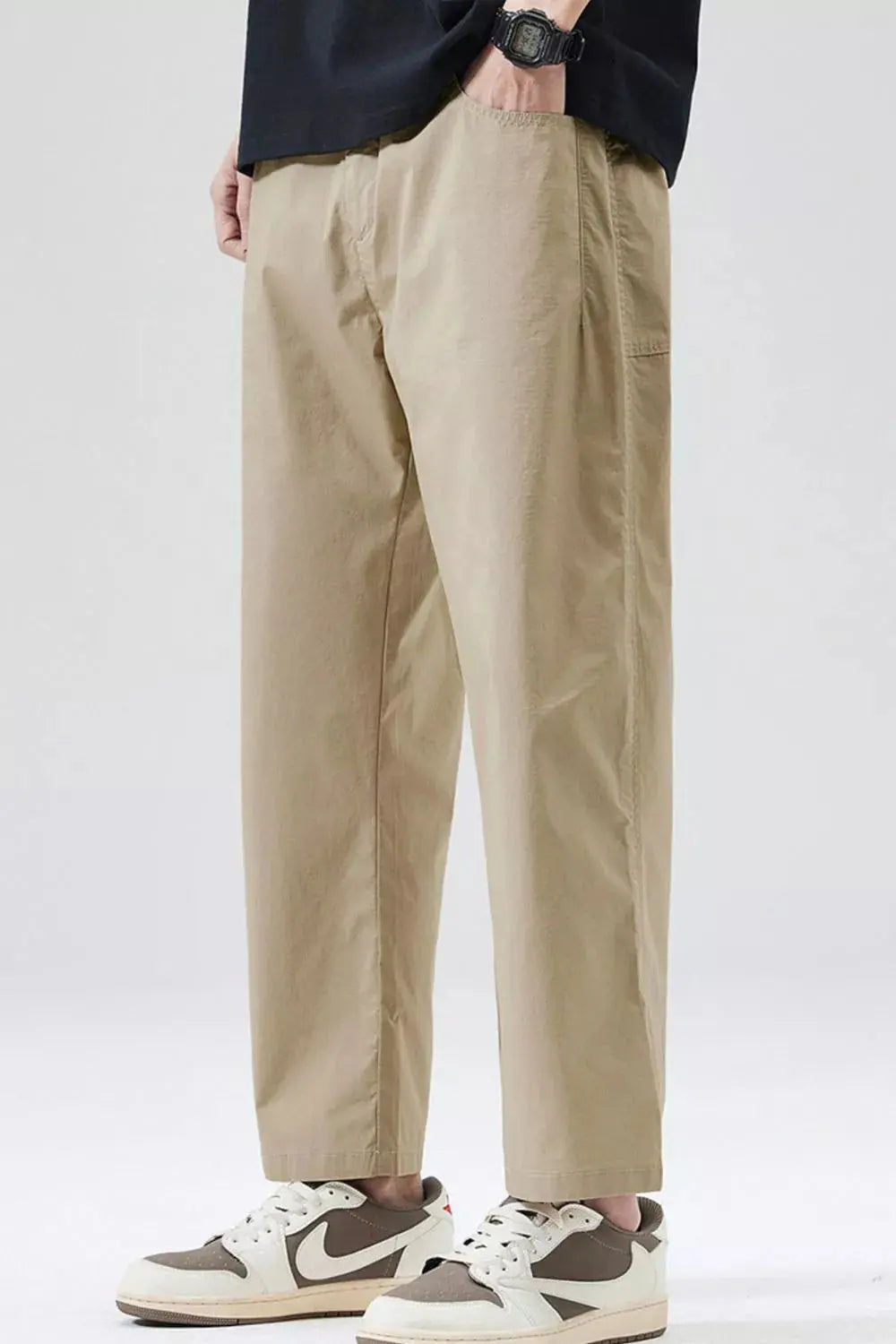 Men's Full Size Casual Loose Fit Cropped Pants Plus Size Simply Love