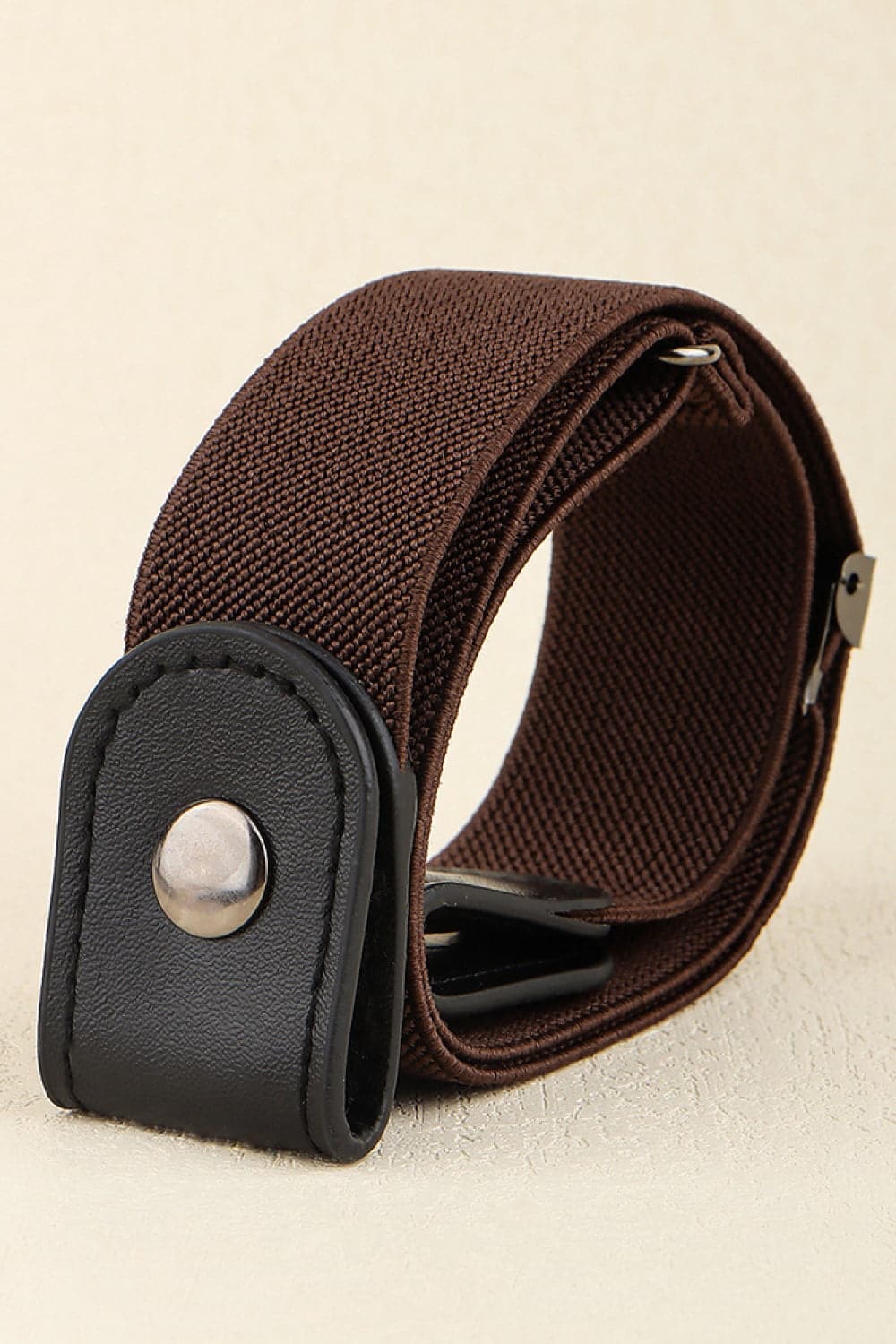 PU Elastic Snap Closure Belt.