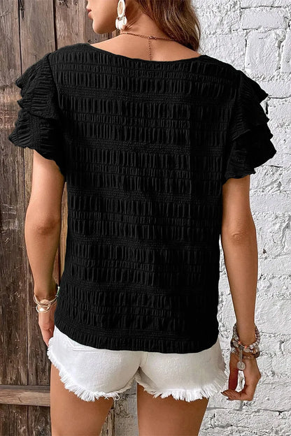 Simply Love: Ruffled Layered Blouse