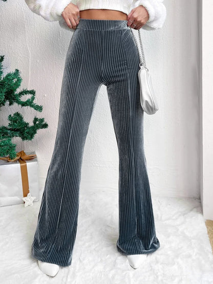 High Rise Bell Bottom Trousers