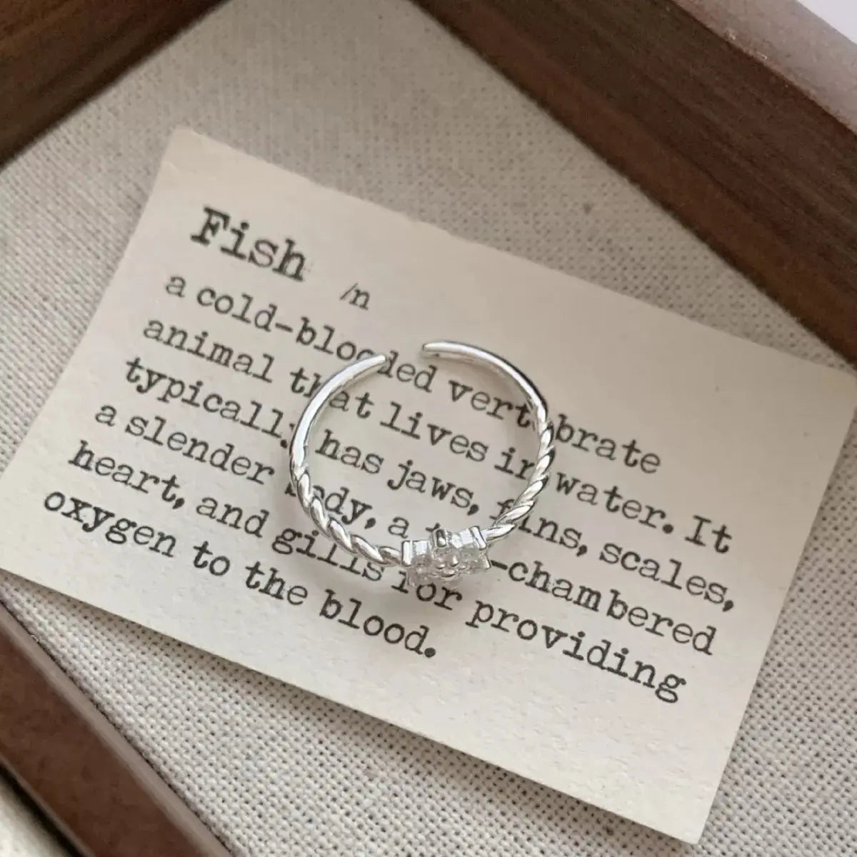 925 Sterling Silver Zircon Flower Open Ring Simply Love