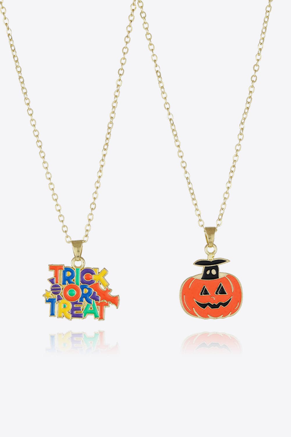 Spooky Charm Two-Piece Necklace Set