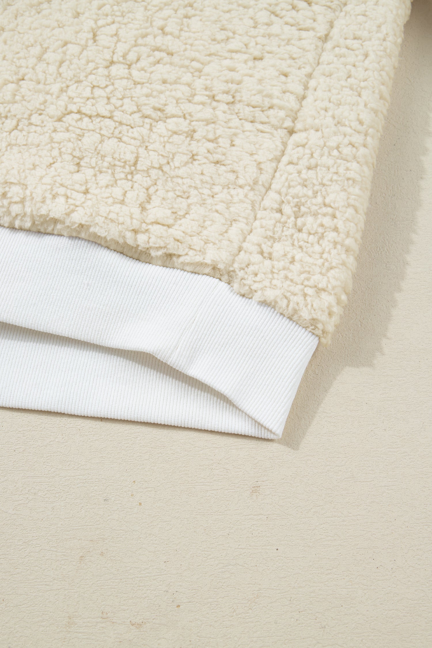 Dear-Lover White Sherpa Sweatshirt Women's Christmas Embroidered Pullover - Soft & Casual Dear-Lover Dropshipping