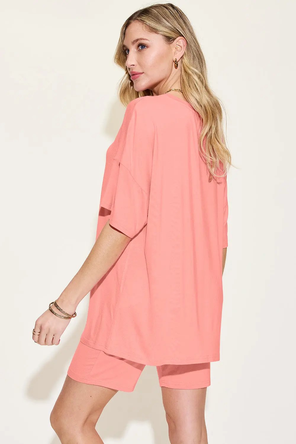 ShopBasicbae: Bamboo V-Neck Set - Love Salve