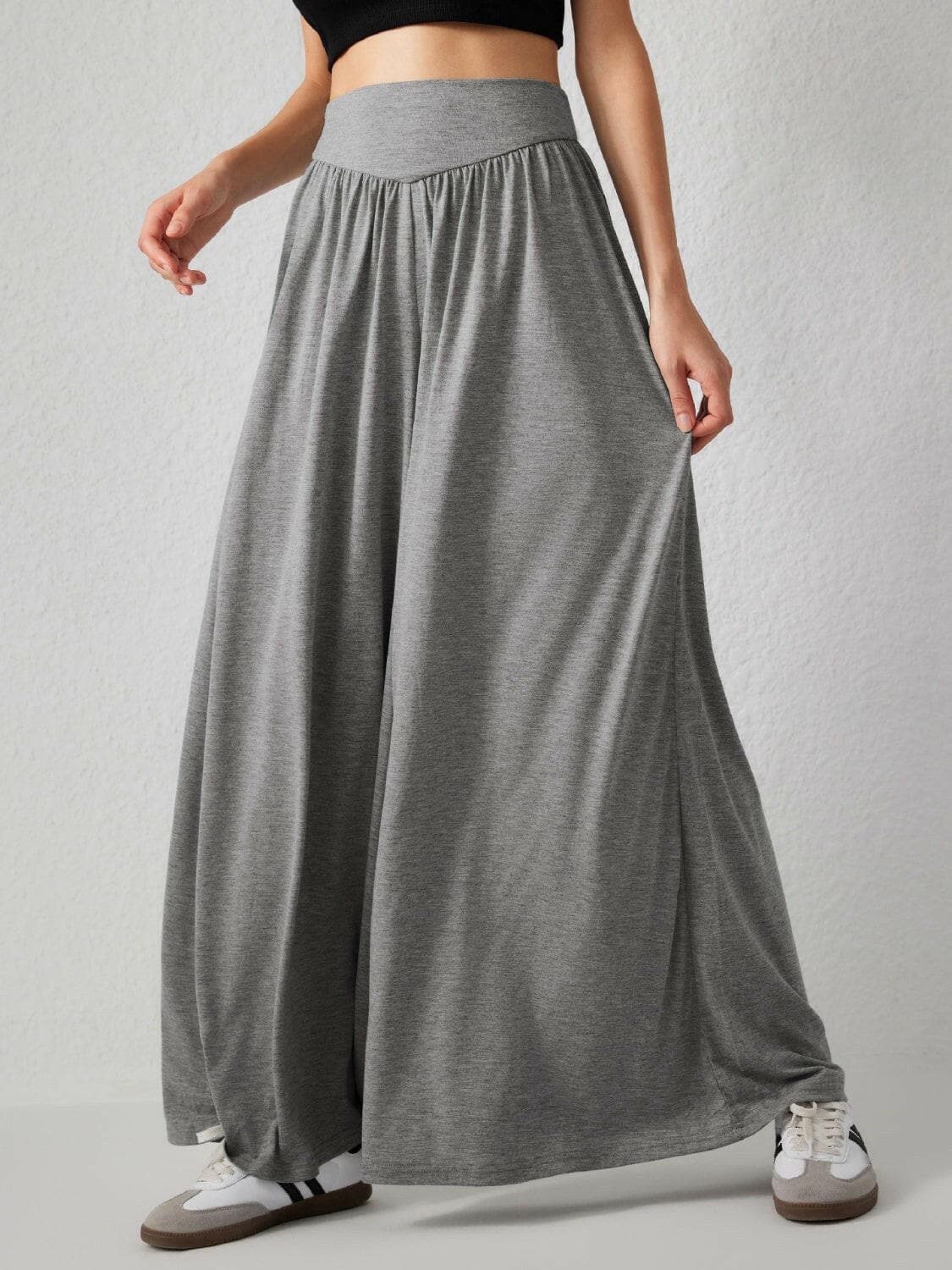 High Waist Wide Leg Pants.