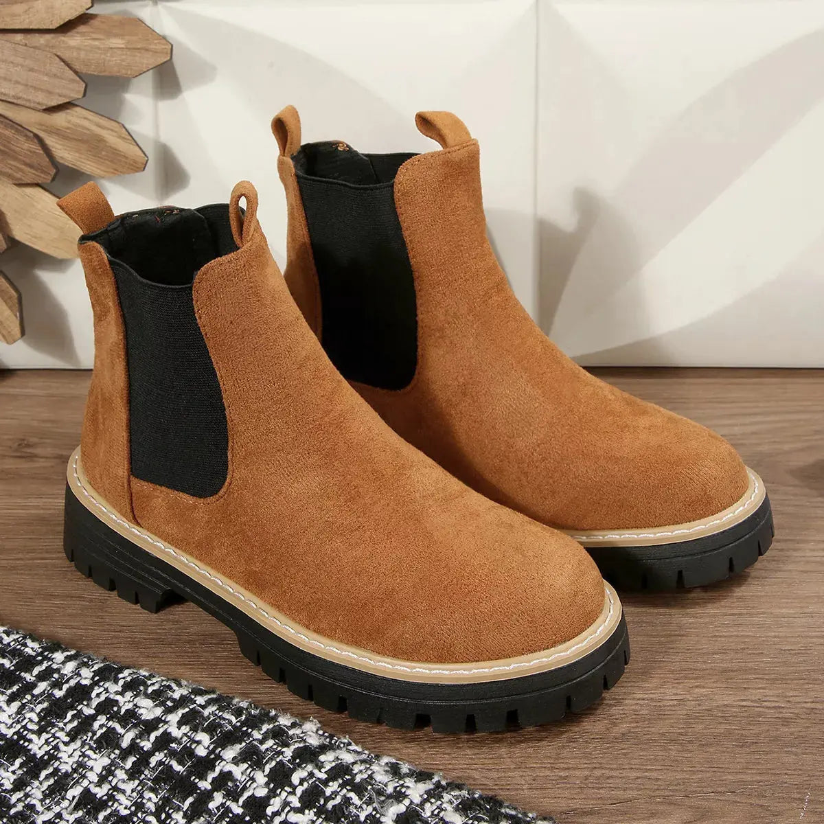 Round Toe Ankle Boots Simply Love