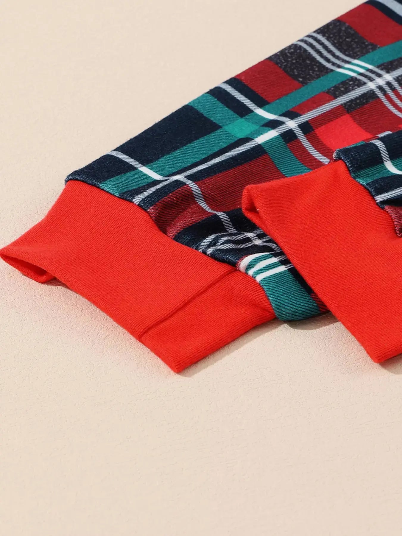 ALL IS BRIGHT Graphic Christmas Plaid Pajamas Set Simply Love