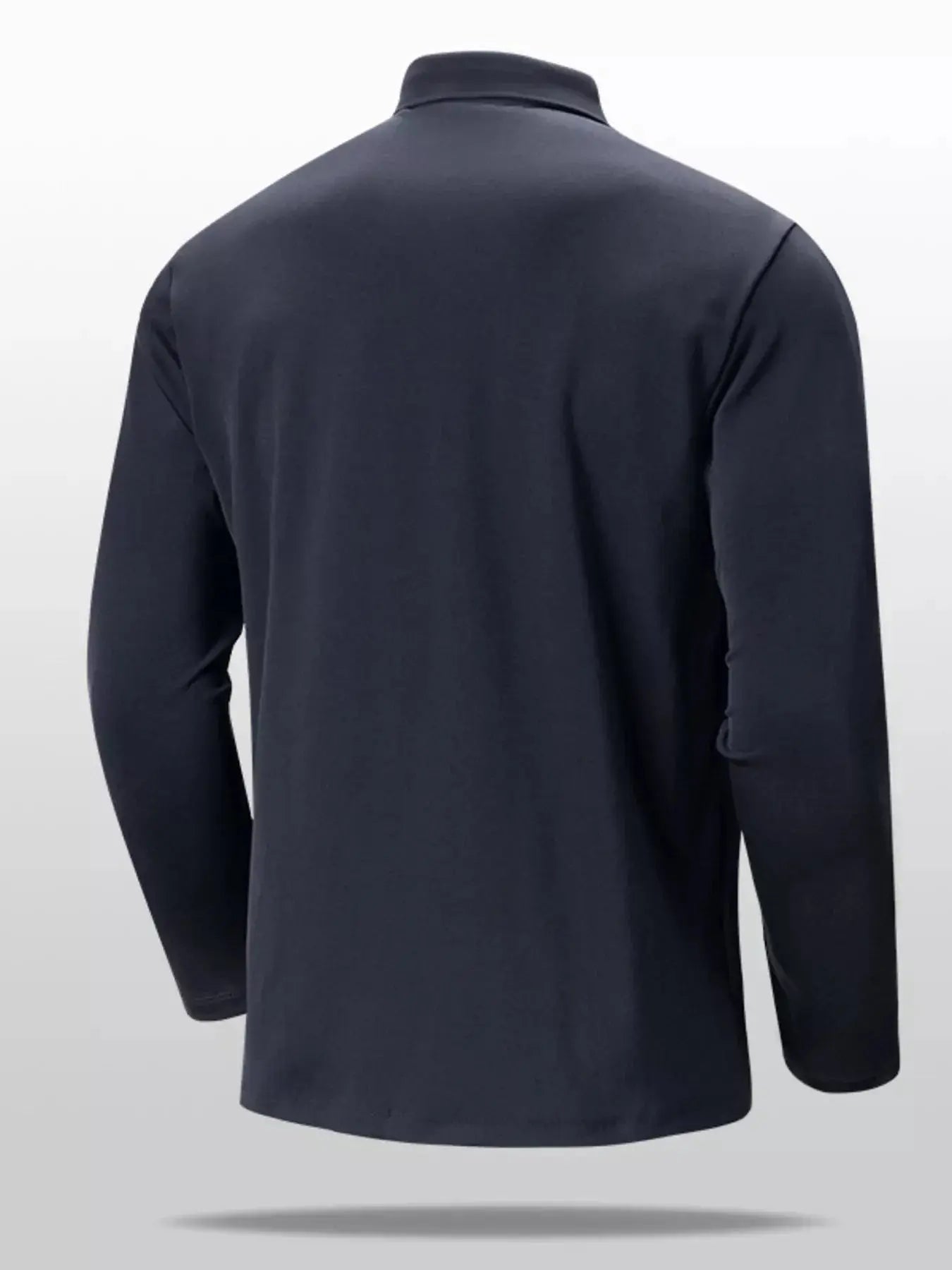 Men's Plus Size Long Sleeve Slim Fit Polo Shirt Simply Love