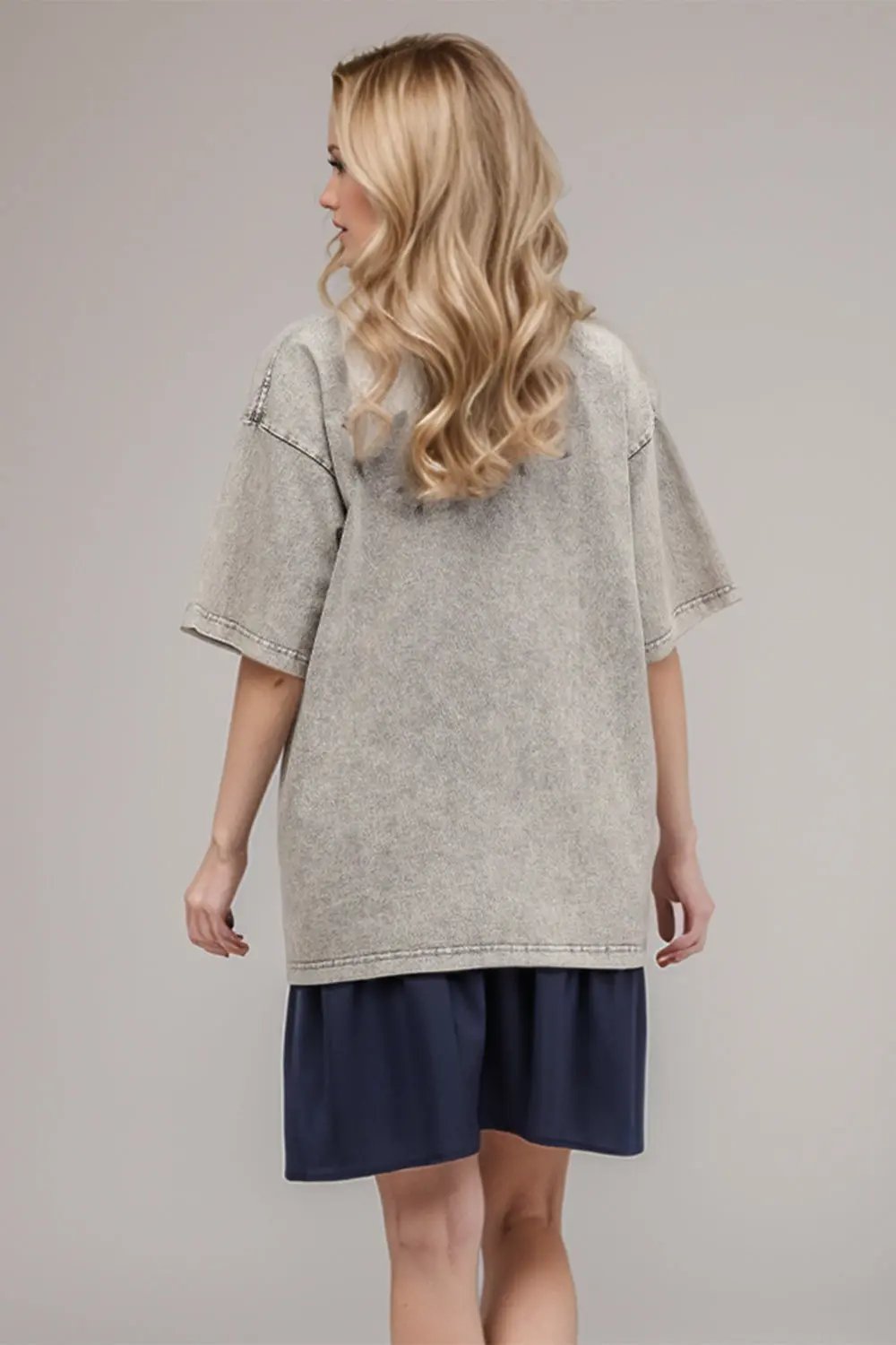 Basic Bae Round Neck Half Sleeve T-Shirt - Love Salve