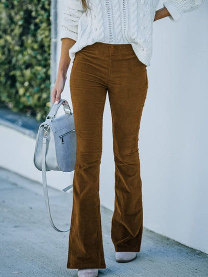 High Waist Bootcut Pants.