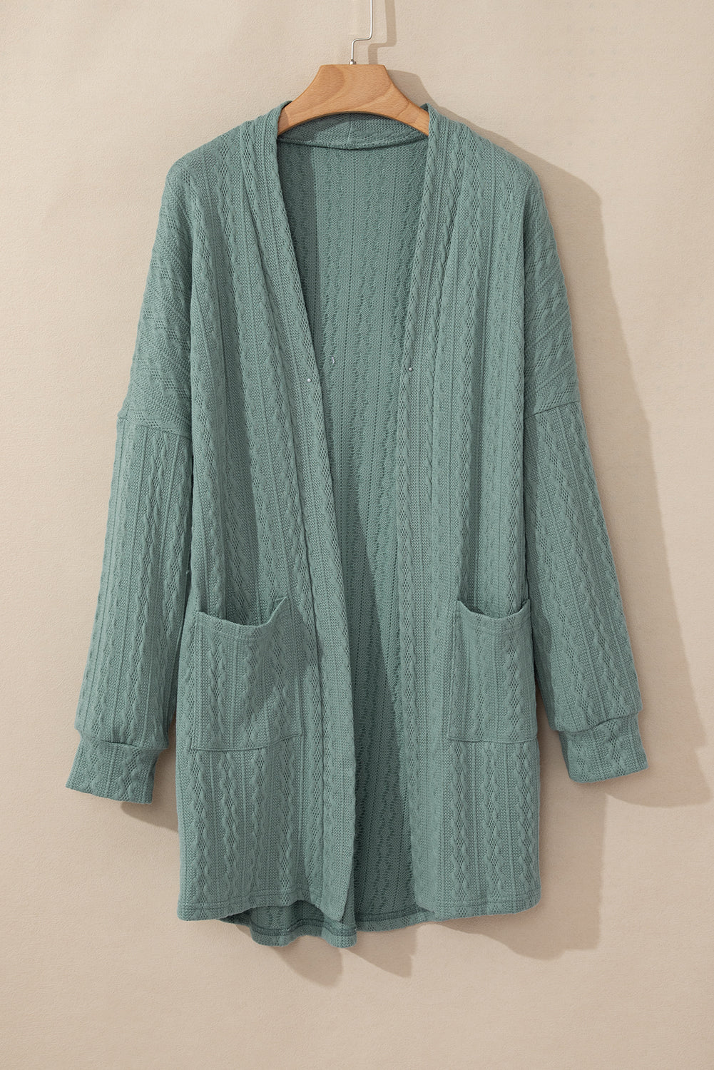 Canton Cozy Textured Knit Cardigan with Side Pockets