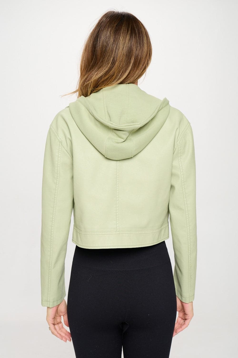 Coalition LA Snap Down Cropped Hooded JacketThis snap down cropped hooded jacket is a trendy and versatile piece for your wardrobe. The snap closures add a touch of edginess to the jacket. With a cropped lengtLove Salve Coalition LA SnapOuterwear