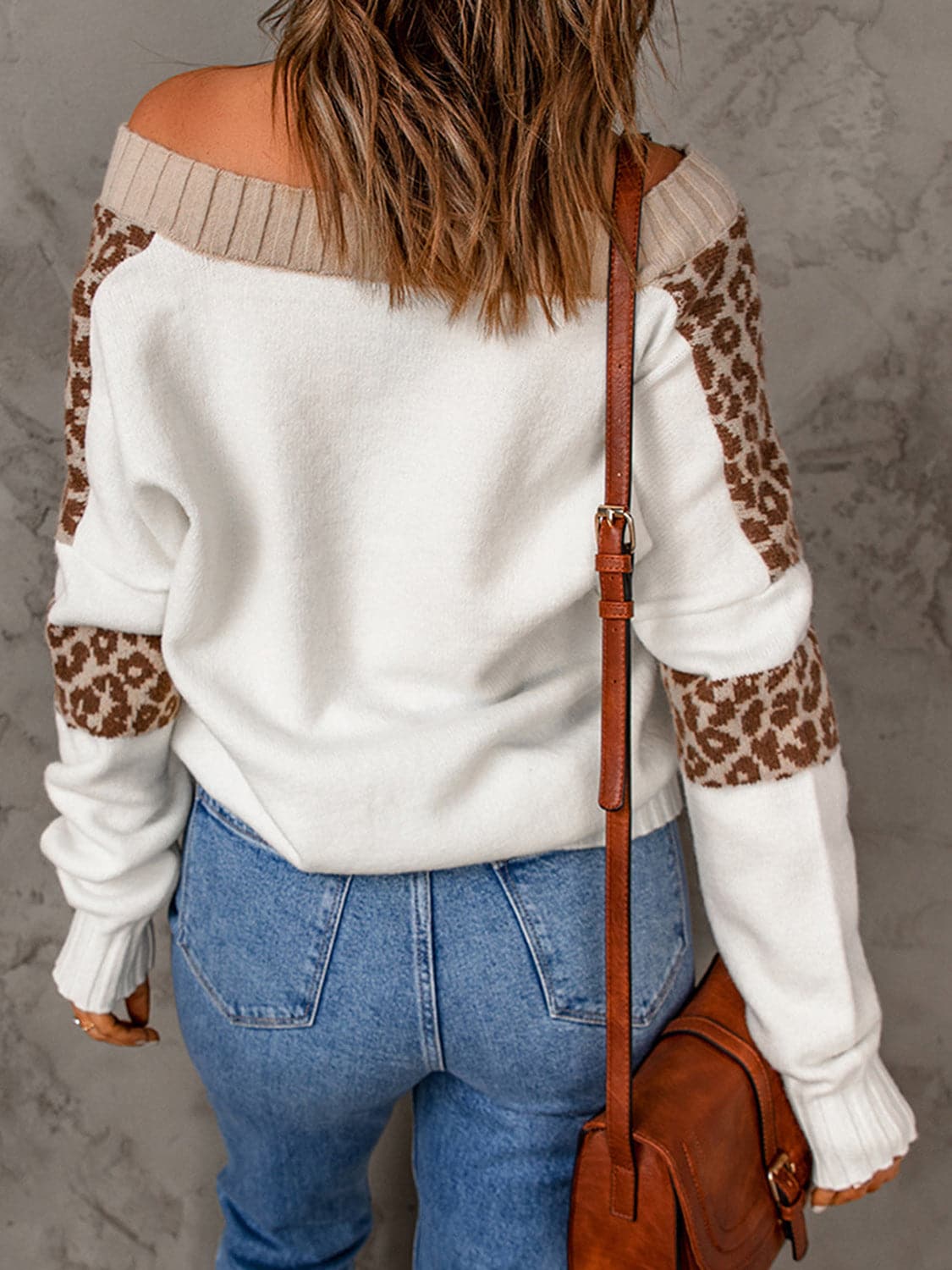 Leopard Long Sleeve Sweater.