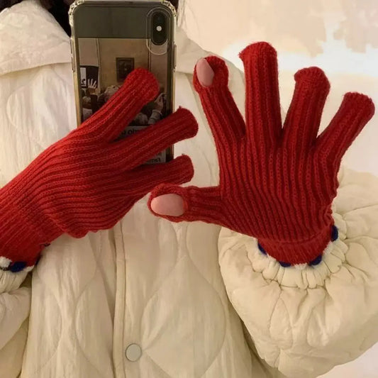 Lightweight Knitted Gloves Simply Love