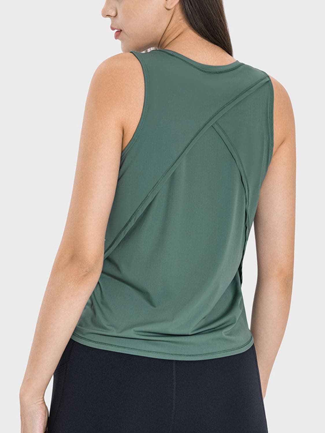 Round Neck Active Tank.