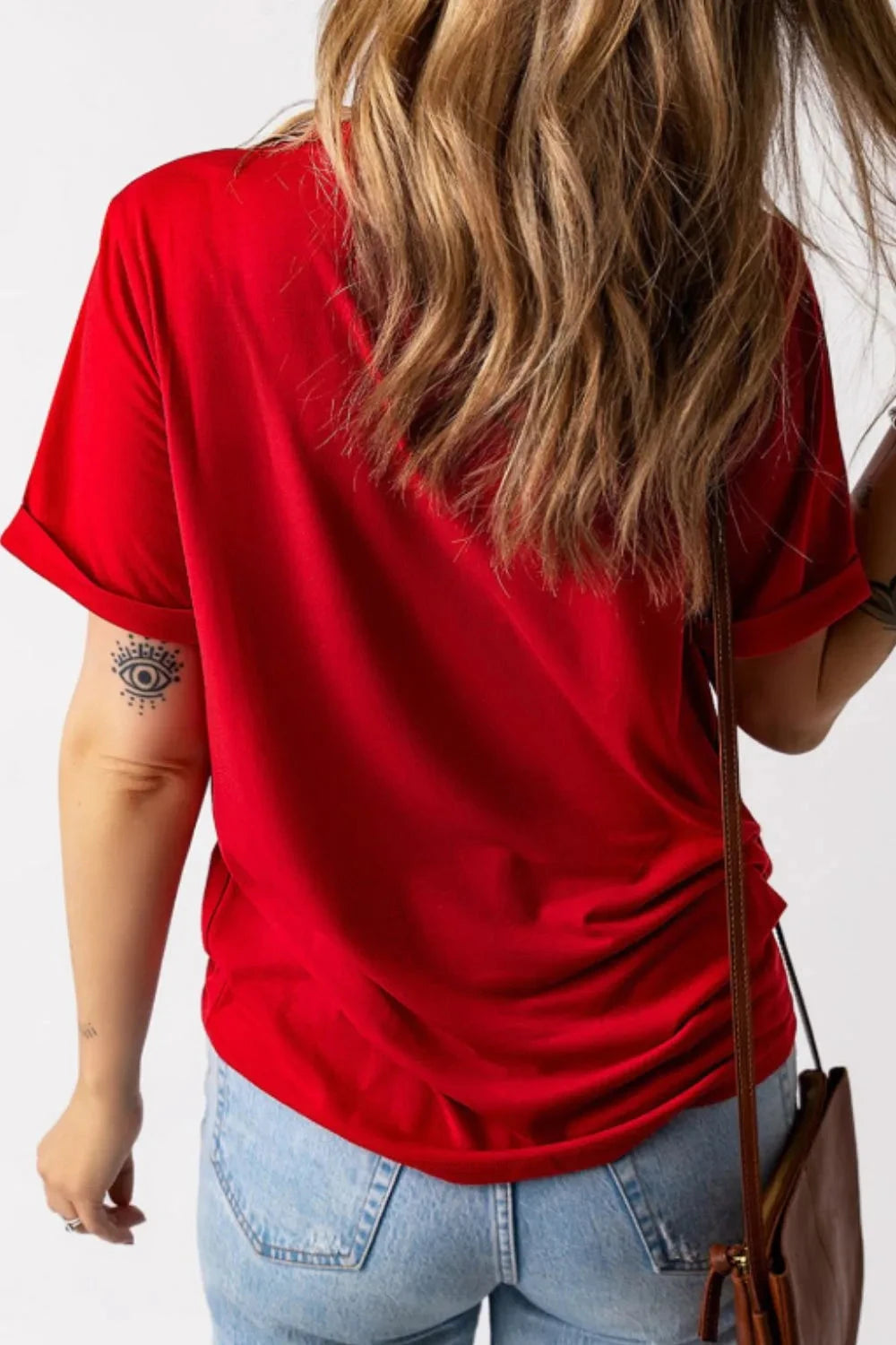 USA American Flag Crewneck T Shirt Simply Love