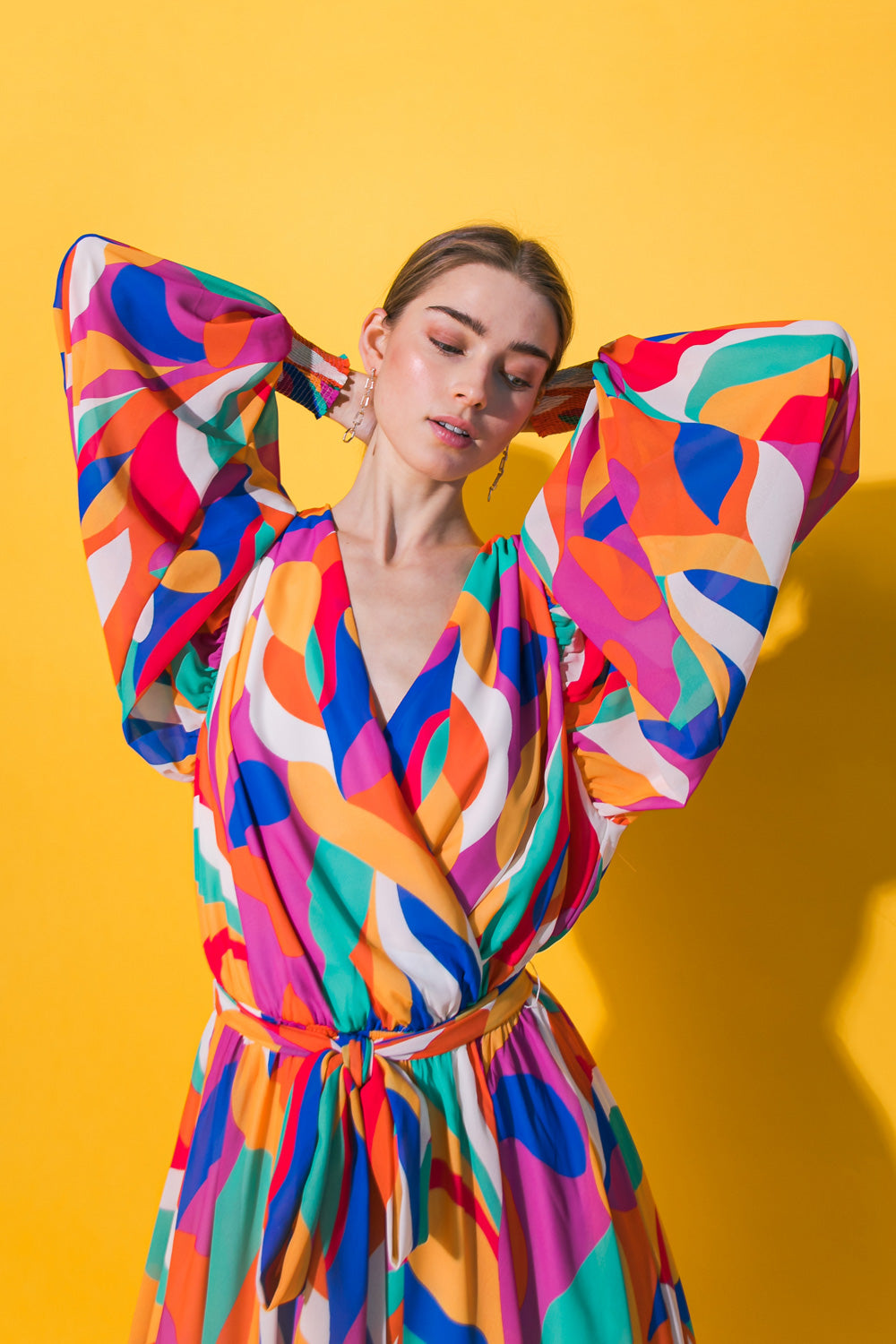 BOSTON GET AWAY WOVEN MINI DRESS Flying Tomato