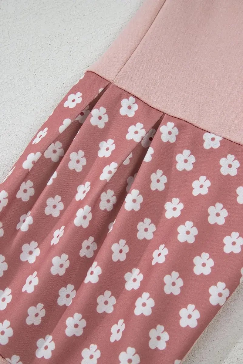 Delicacy Star Patch Graphic Floral Color Block Drawstring Plus Size Hoodie - Love Salve 