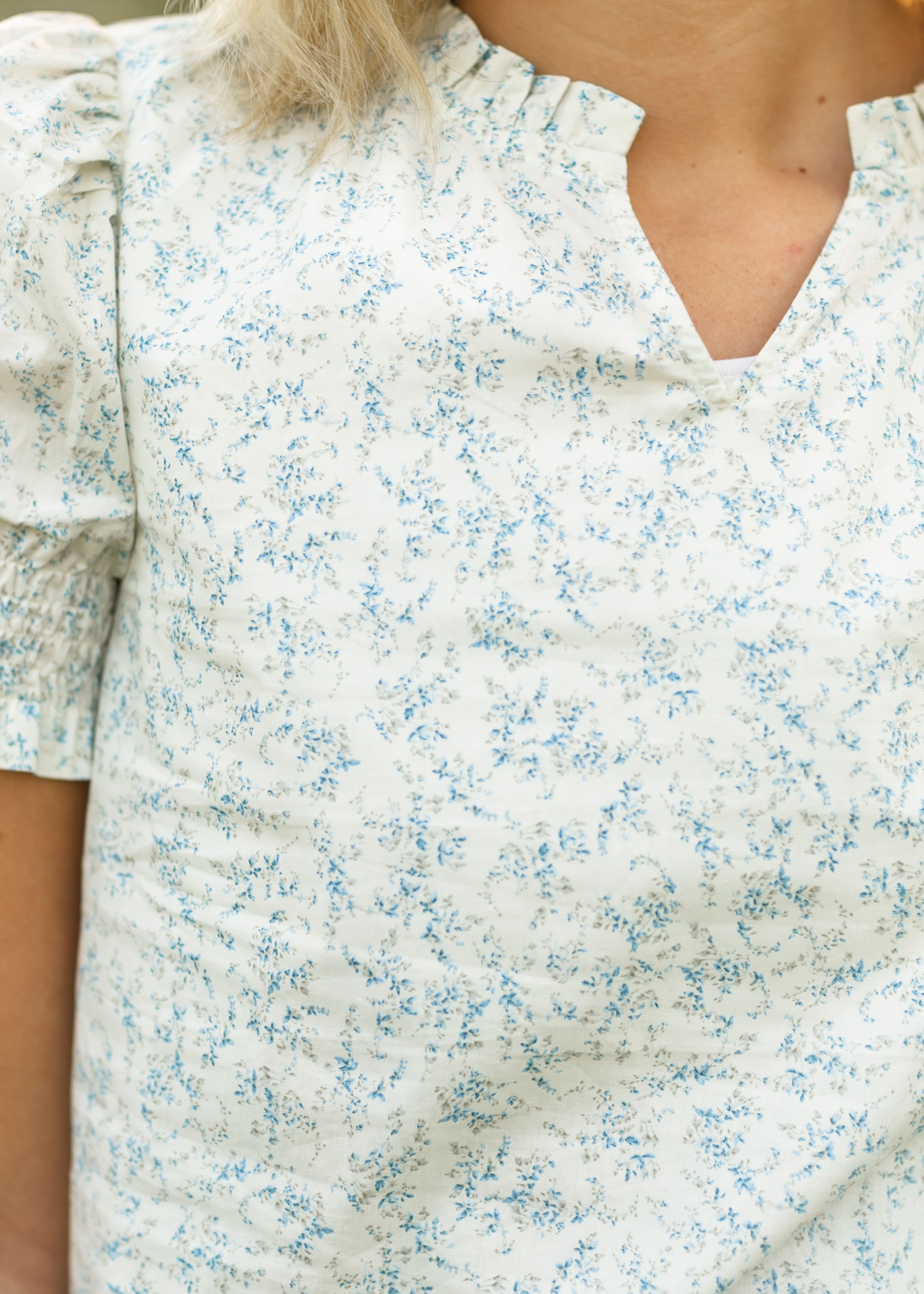 Dempsey Floral Puff Sleeve Top - FINAL SALE Inherit Co.