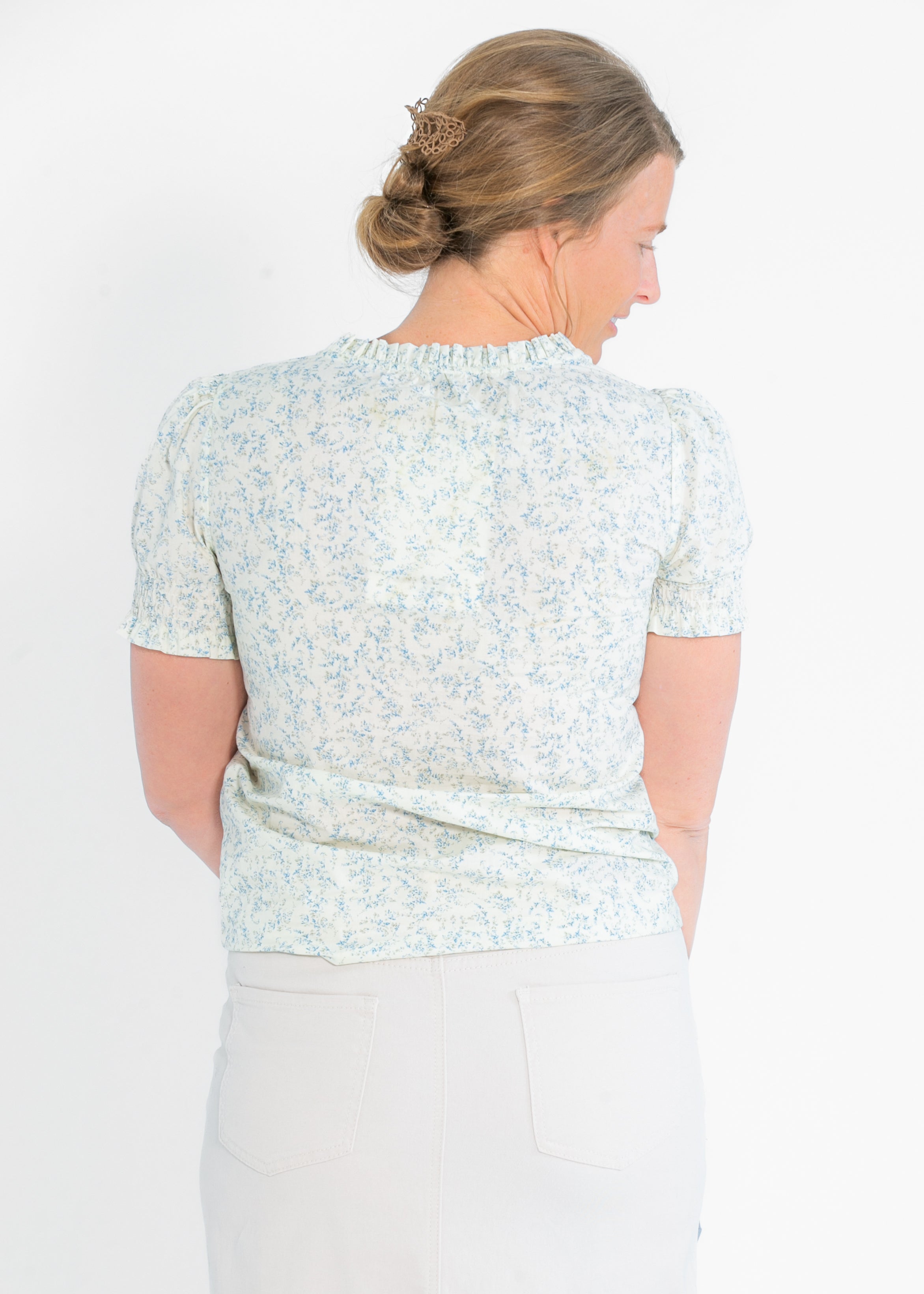 Dempsey Floral Puff Sleeve Top - FINAL SALE Inherit Co.