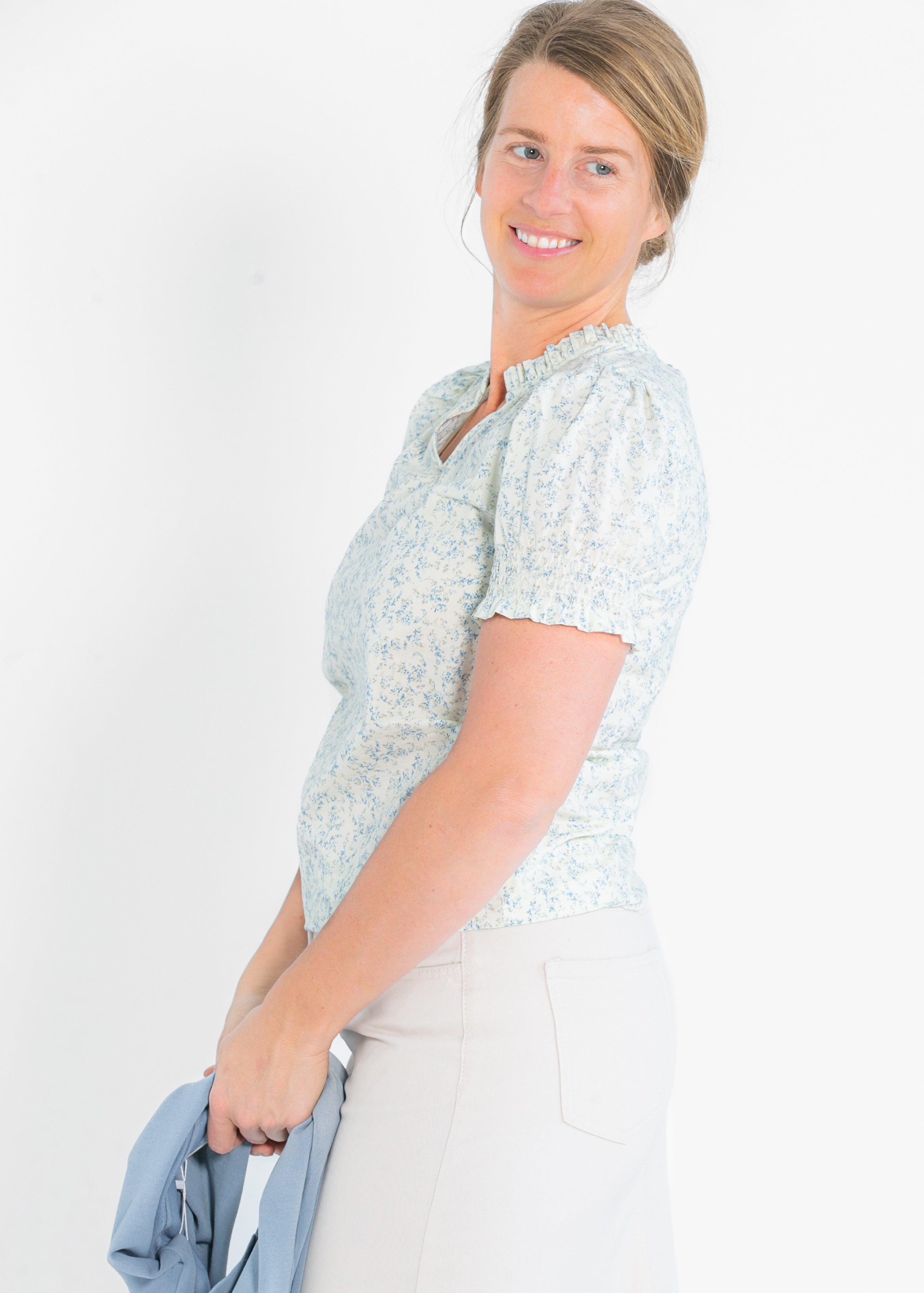 Dempsey Floral Puff Sleeve Top - FINAL SALE Inherit Co.