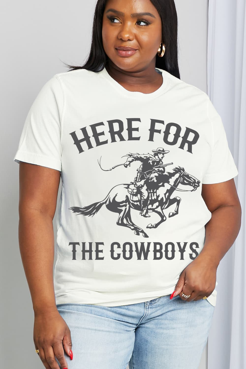 Simply love cowboys graphic tee