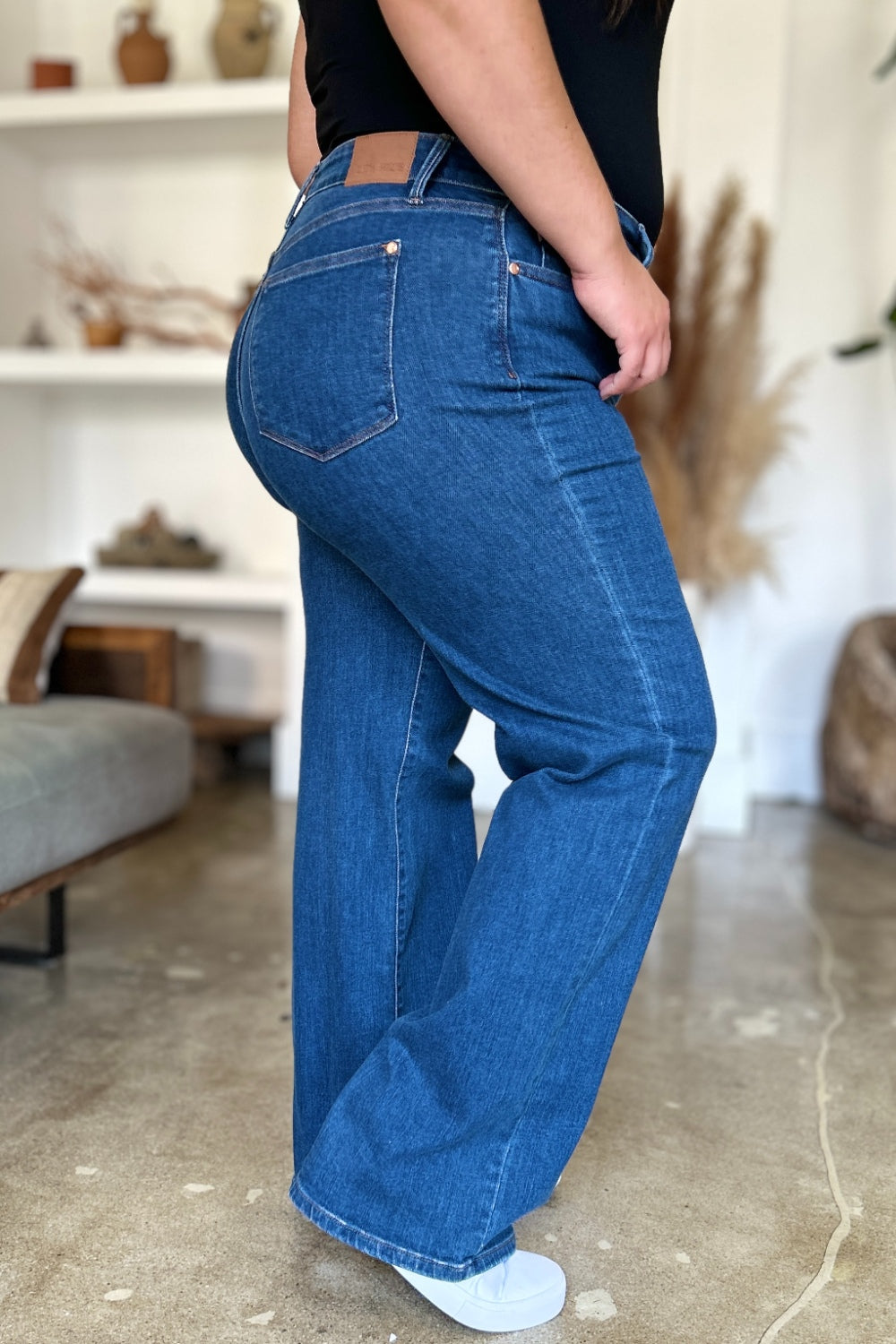 Judy Blue Full Size High Rise Straight Jeans Coco’s Tee Boutique