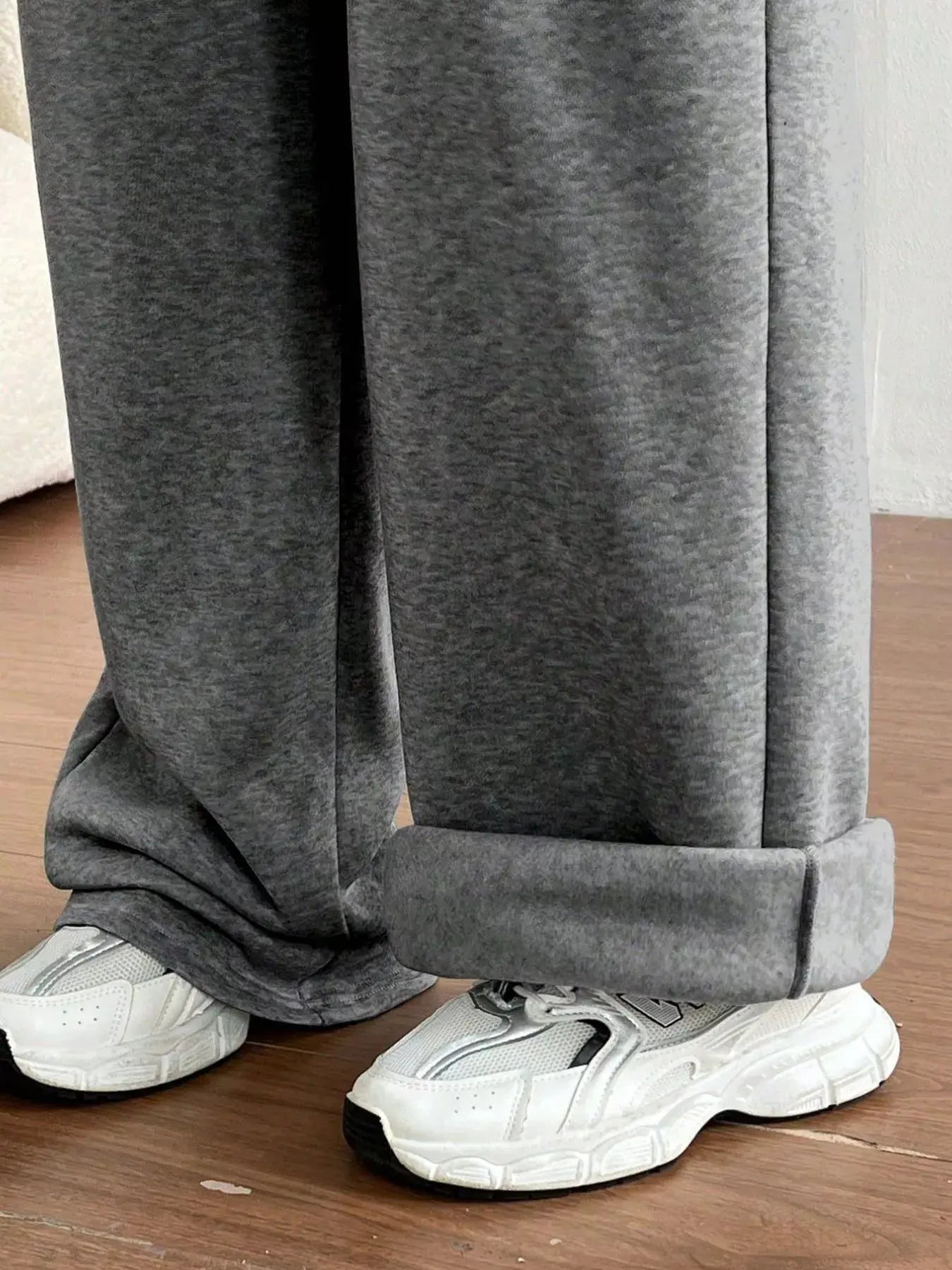 Casual Drawstring High Waist Wide Leg Sweatpants Simply Love