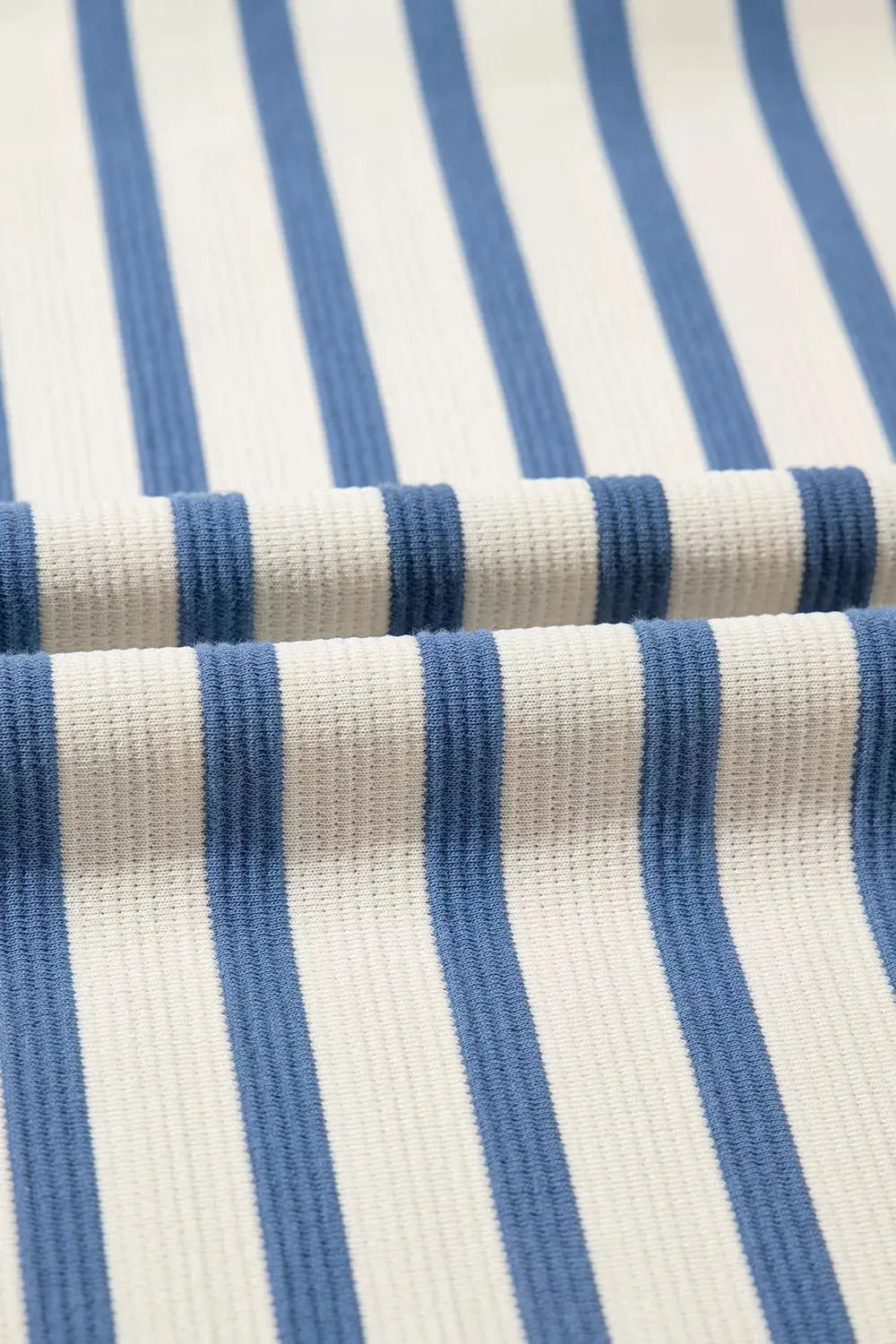 Stripe Tie V Neck Sleeveless Side Slit Midi Dress Simply Love