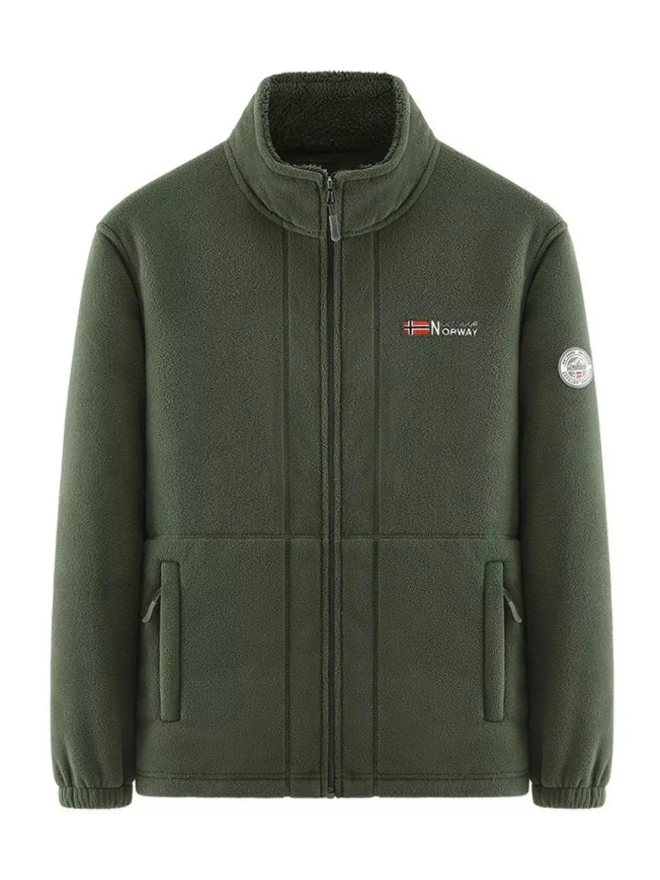 Men's Plus Size Zip Up Long Sleeve Jacket Simply Love
