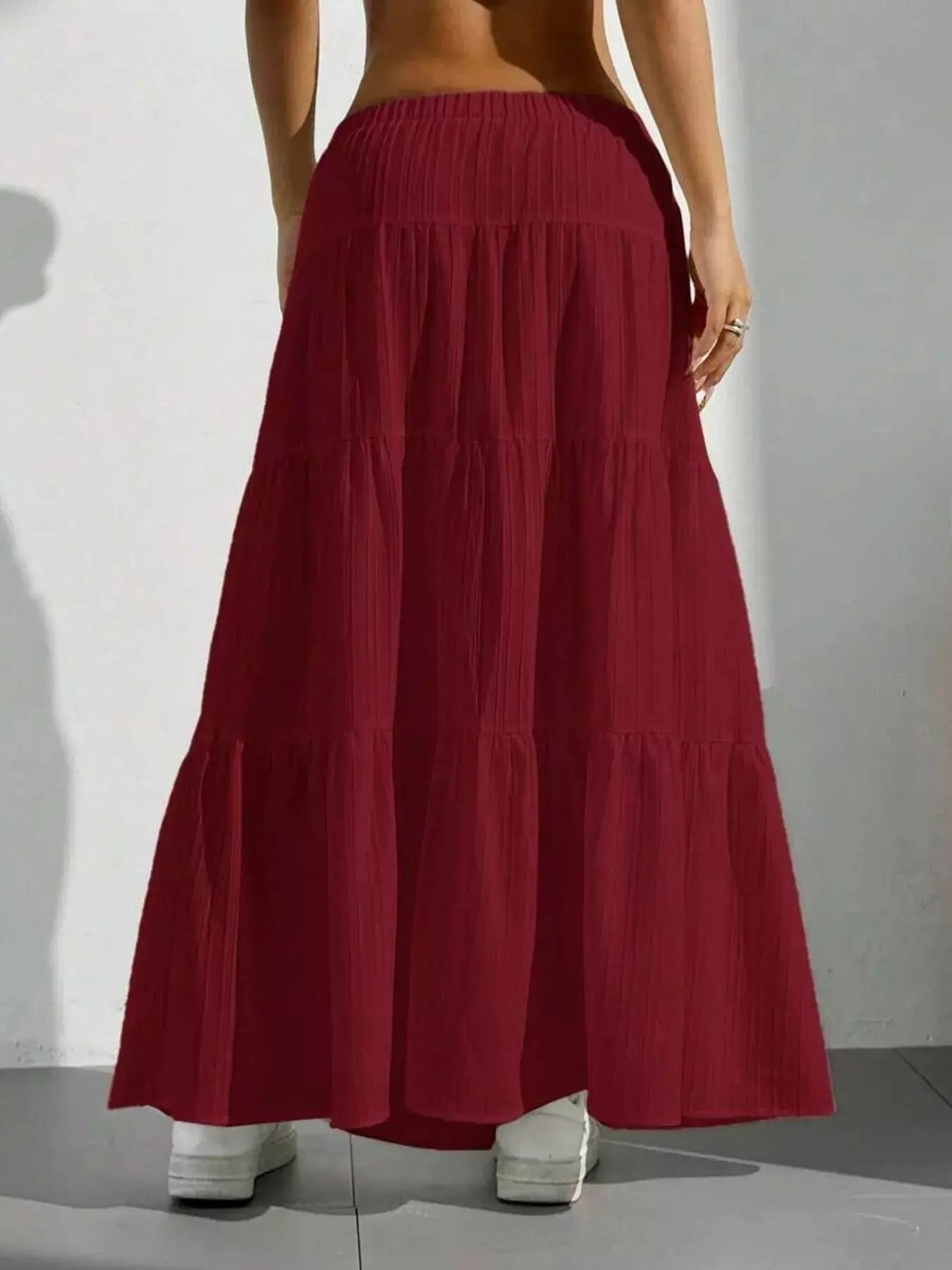 Flowy Tiered Maxi Skirt Simply Love