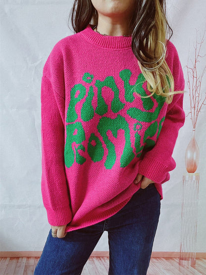 PINKY PROMISE Graphic Sweater.