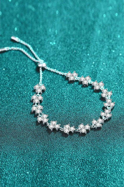 Adjustable Moissanite Bracelet.