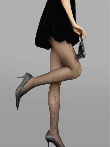 Diamond Checkered Tights - Love Salve