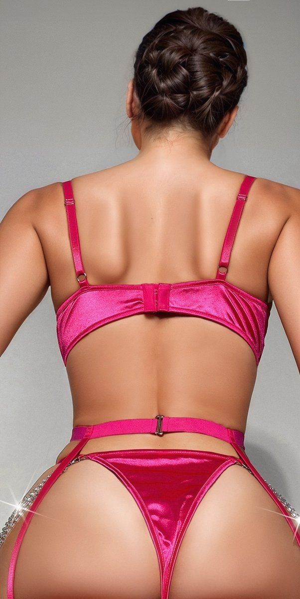 Diamonds Are a Girls Best Friend Bra Set - Love Salve