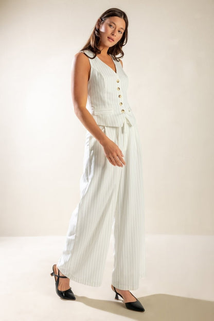 DINNER DATE WOVEN PANTS - Love Salve