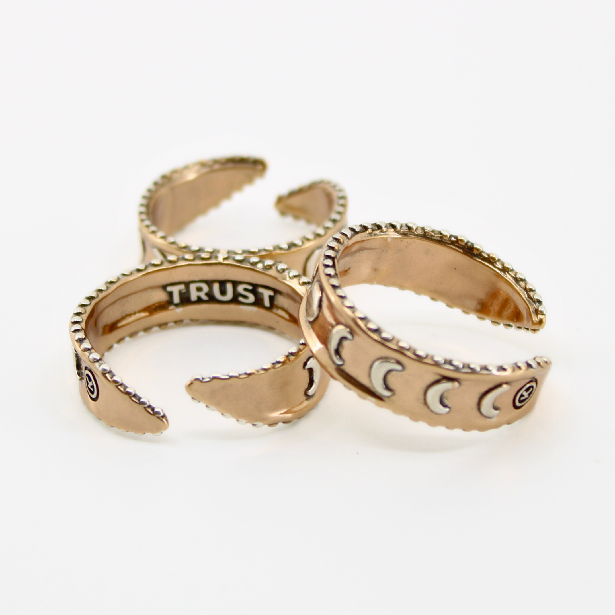 Trust Moon Phase Adjustable Ring Katia Designs