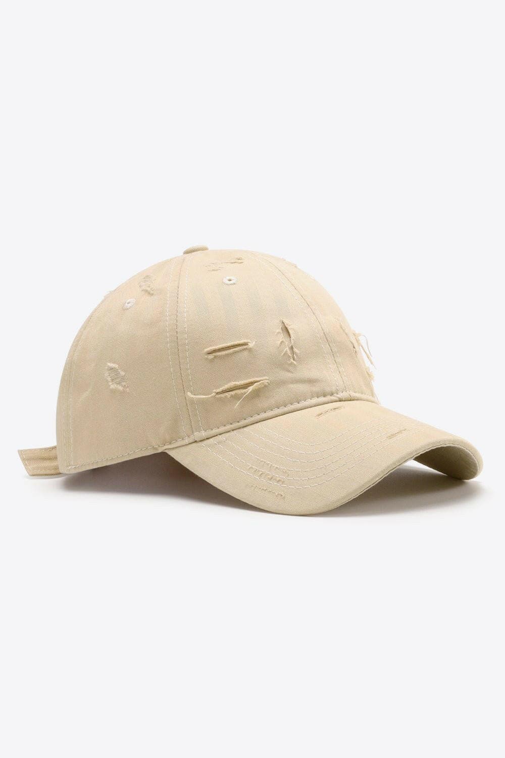 Distressed Cotton Adjustable CapStay Fashionable with our Distressed Cotton Adjustable Cap
 
 
Material: Crafted from 100% cotton for unparalleled comfort
 
Perfect Fit: Adjustable circumference guLove Salve Distressed Cotton Adjustable CapShoes