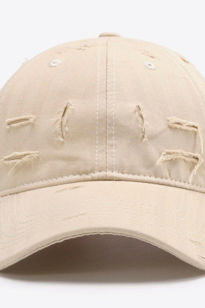 Distressed Cotton Adjustable CapStay Fashionable with our Distressed Cotton Adjustable Cap
 
 
Material: Crafted from 100% cotton for unparalleled comfort
 
Perfect Fit: Adjustable circumference guLove Salve Distressed Cotton Adjustable CapShoes