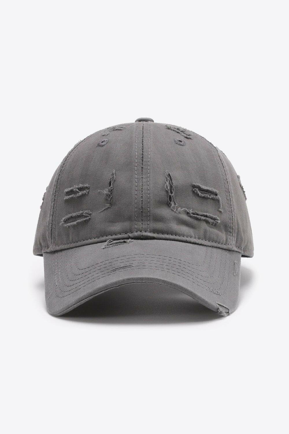 Distressed Cotton Adjustable CapStay Fashionable with our Distressed Cotton Adjustable Cap
 
 
Material: Crafted from 100% cotton for unparalleled comfort
 
Perfect Fit: Adjustable circumference guLove Salve Distressed Cotton Adjustable CapShoes