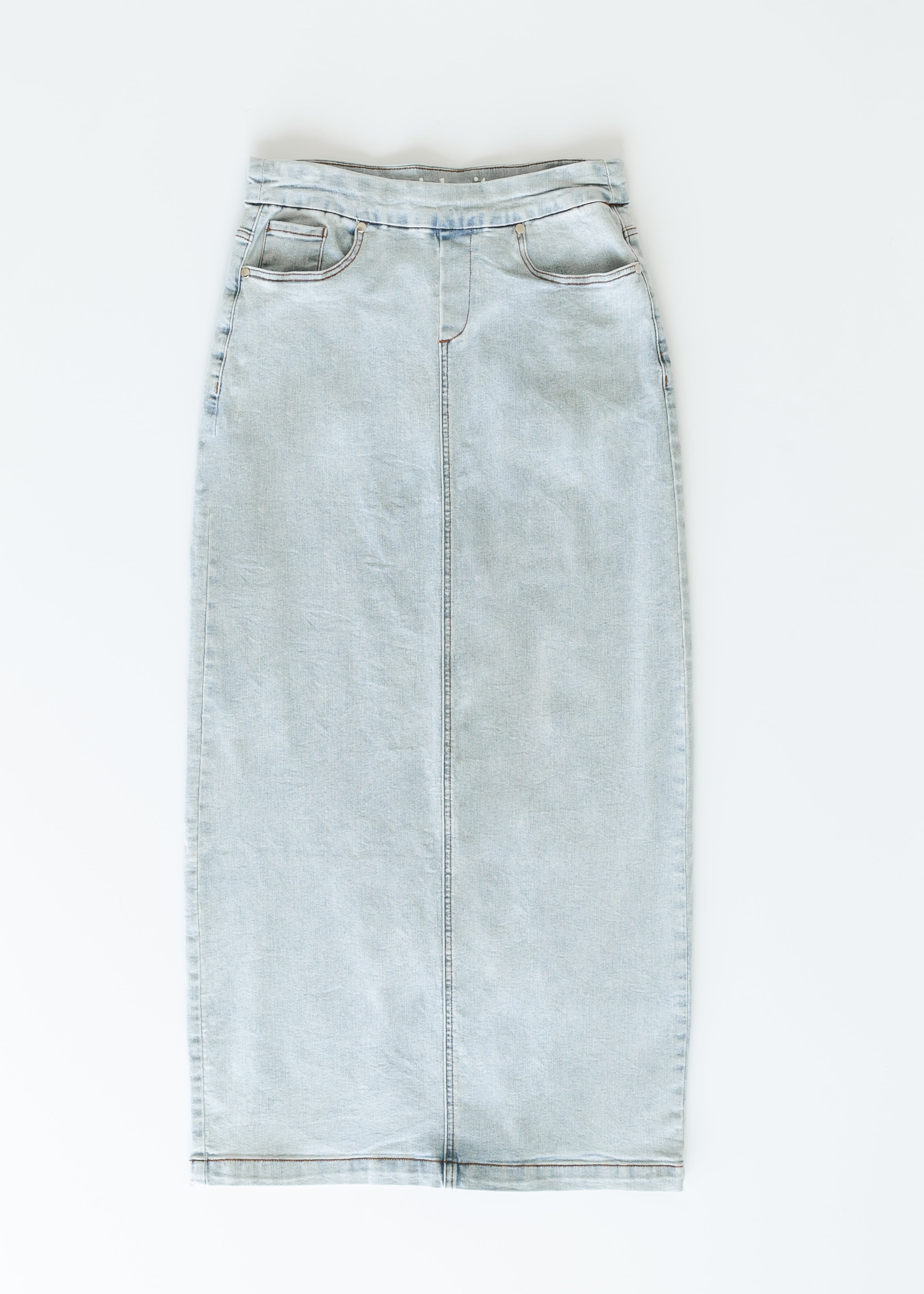 Donna Maxi Denim Skirt Inherit Co.