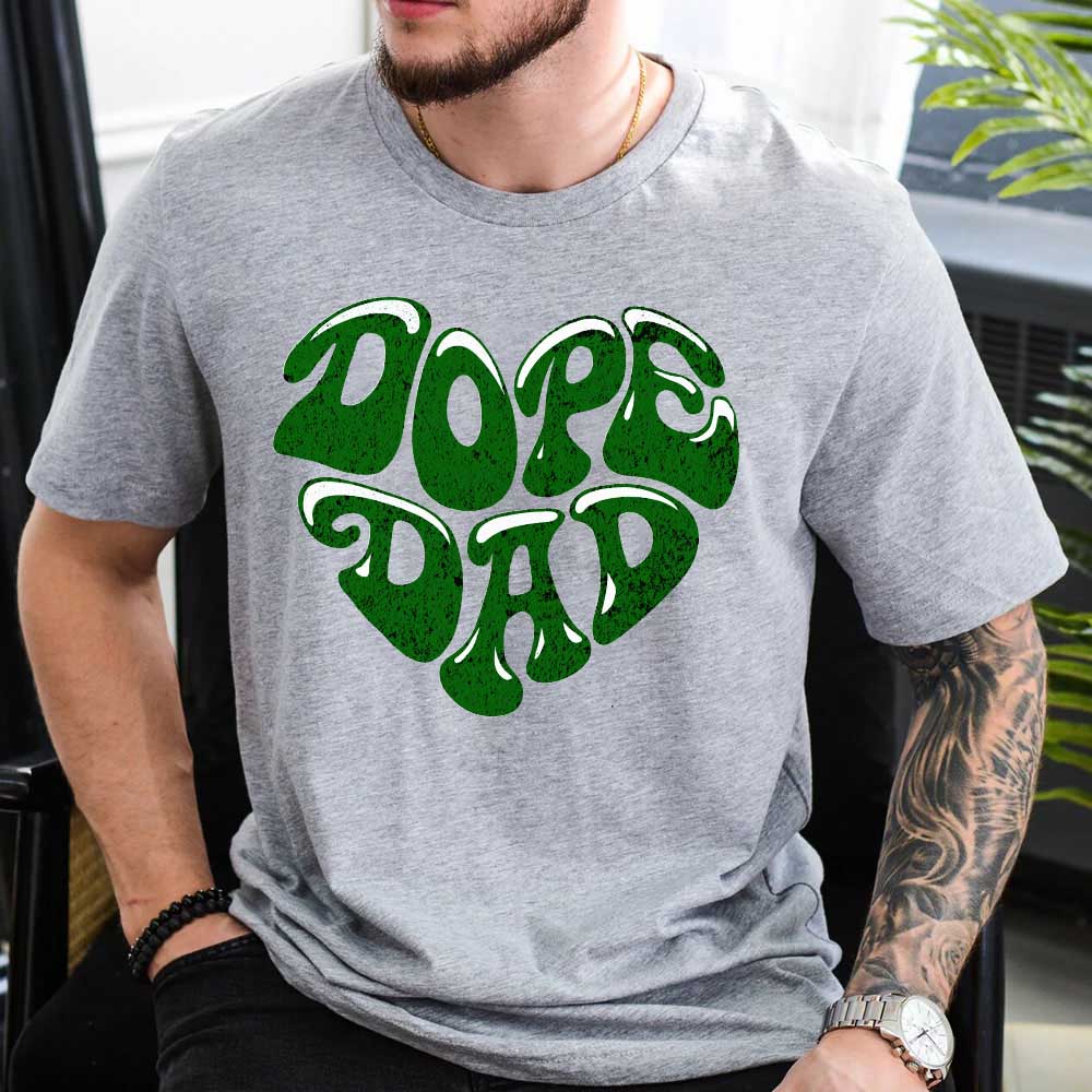 Dope Dad Retro Graphic T-Shirt – Cool Father's Day Gift Adorb.co