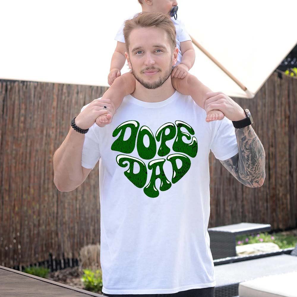 Dope Dad Retro Graphic T-Shirt – Cool Father's Day Gift Adorb.co