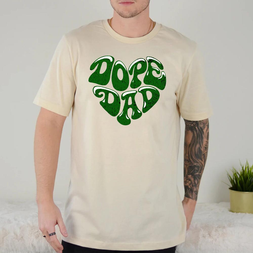 Dope Dad Retro Graphic T-Shirt – Cool Father's Day Gift Adorb.co
