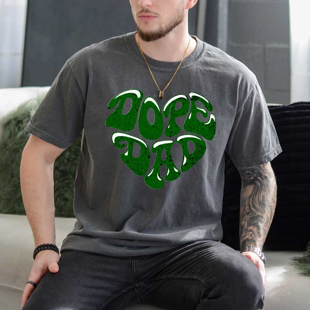 Dope Dad Retro Graphic T-Shirt – Cool Father's Day Gift Adorb.co