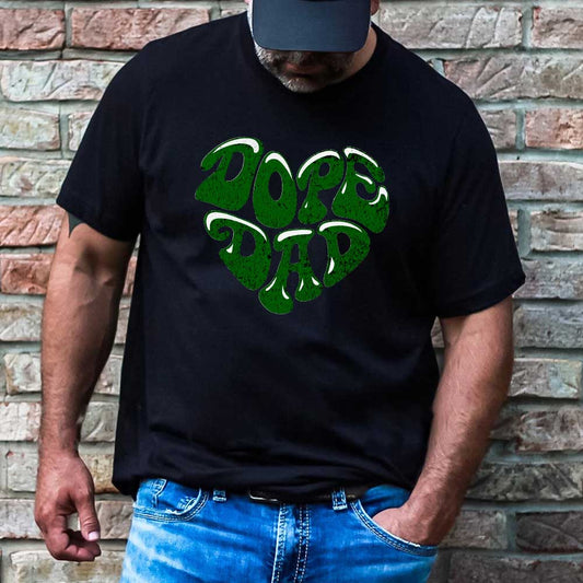 Dope Dad Retro Graphic T-Shirt – Cool Father's Day Gift Adorb.co